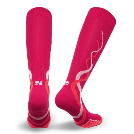 Training Ladies Patented Graduated Compression Odor Resistant Running Recovery Socks Turquoise Vitalsox VTW0316 Race Day Large 1 pair Womens